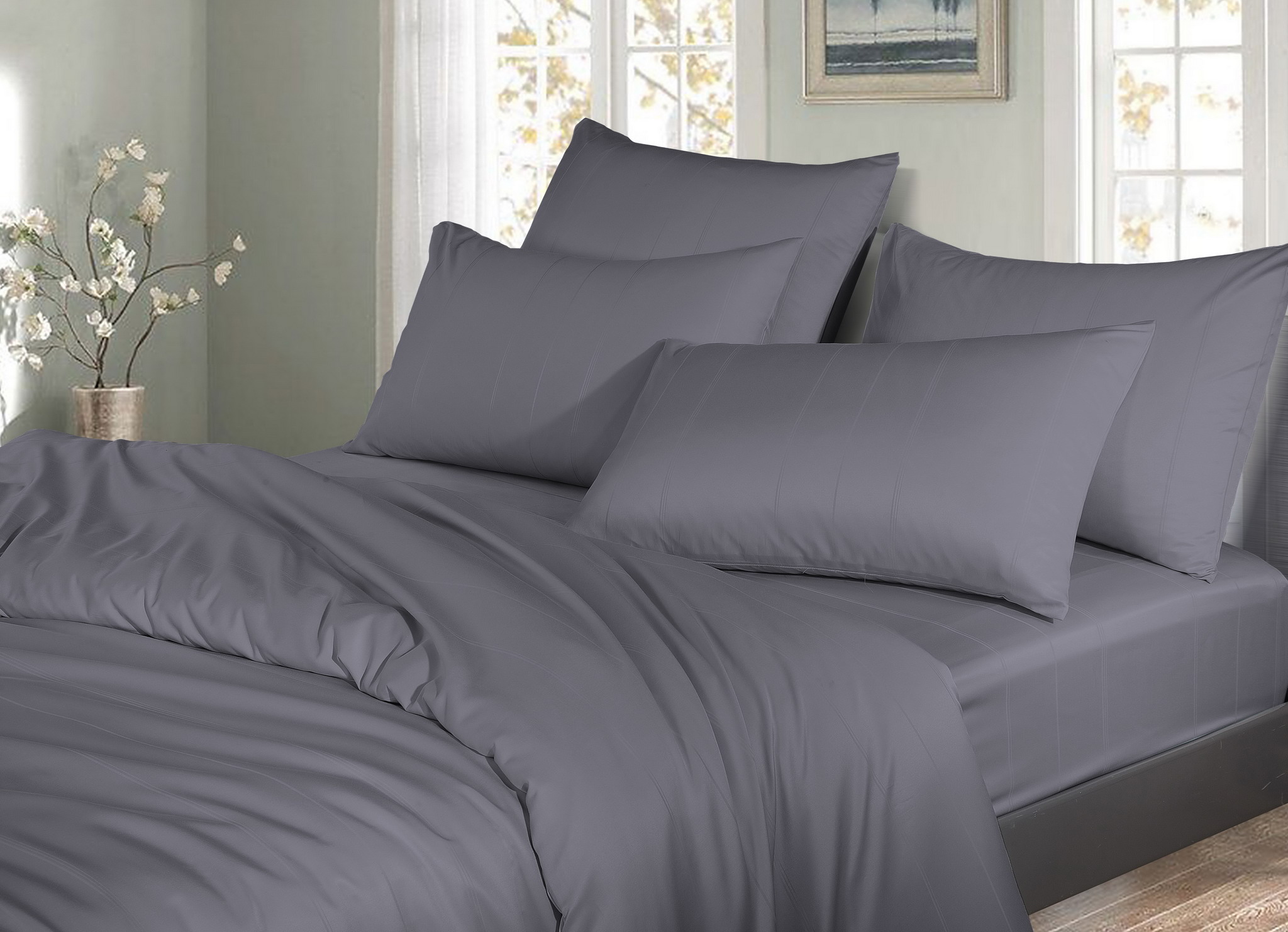Bộ ga và Vỏ gối Akemi Tencel Touch Clarity, gồm 5 món