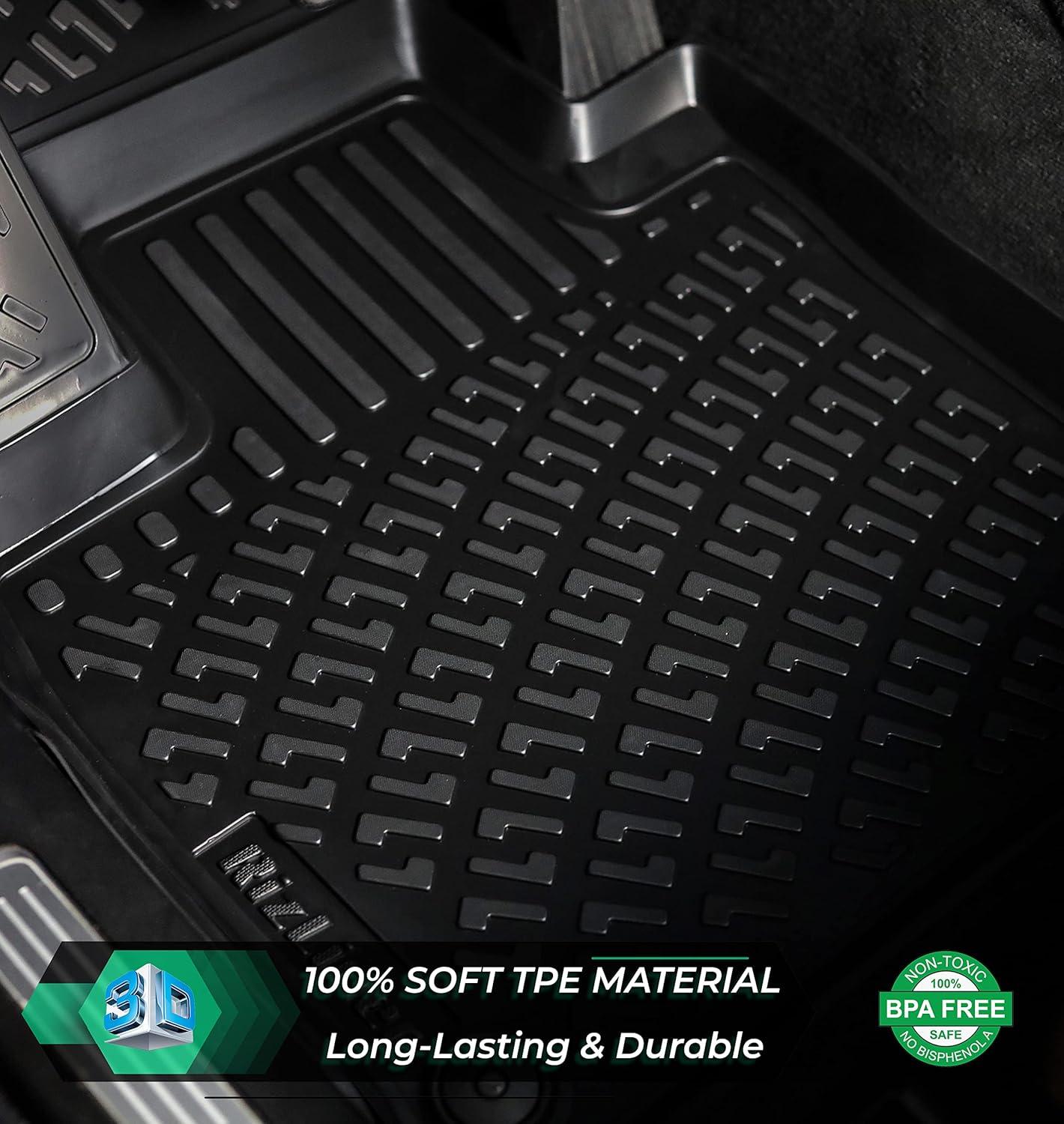 Thảm lót sàn ô tô nhựa TPU silicon Toyota Corolla tenth generation E140, E150 2006+ nhãn hiệu Macsim Nhãn hiệu Macsim