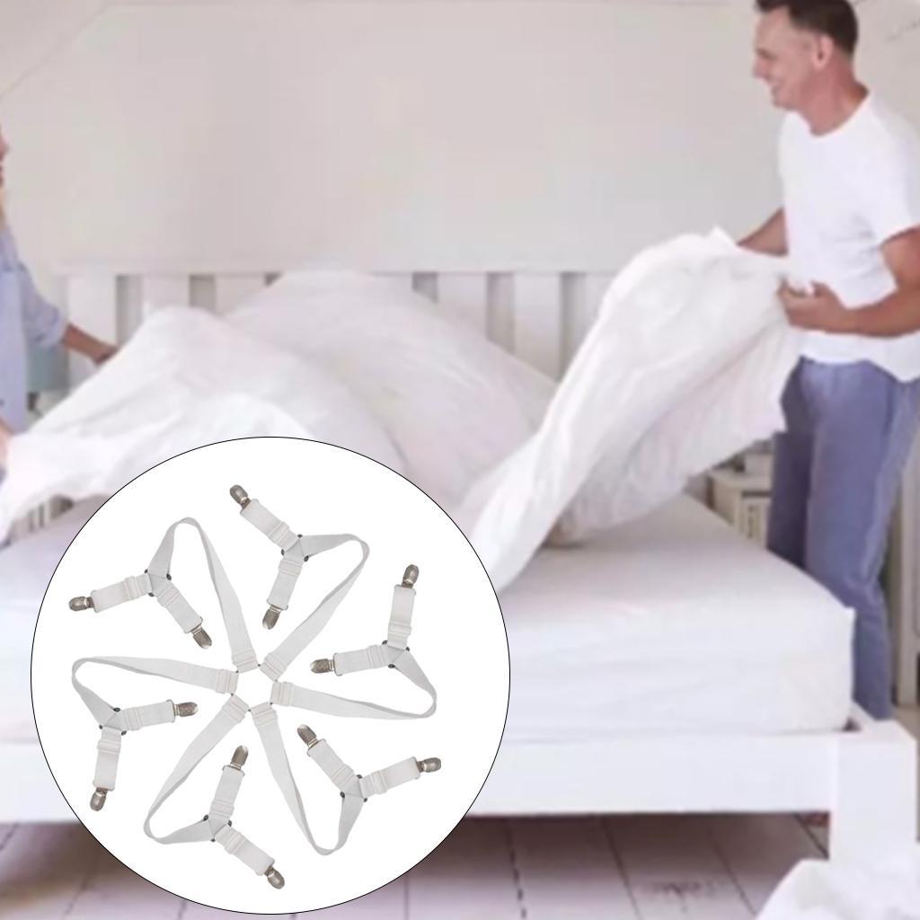 Elastic Bed Sheet Holder Clip Fastener for Bed Sheets Mattress Covers
