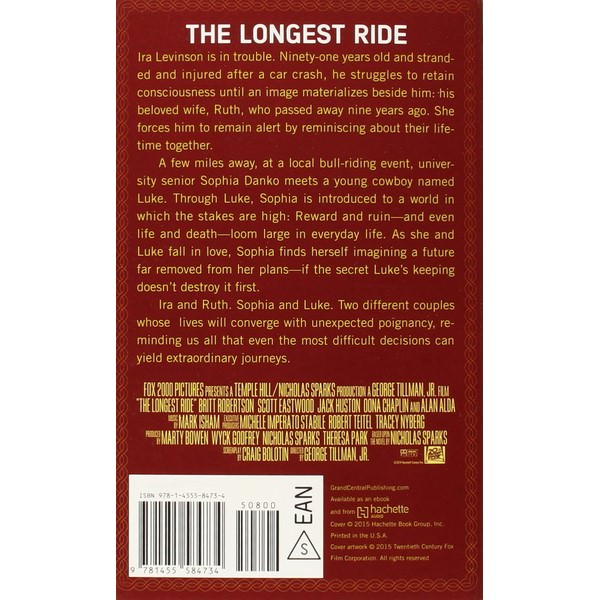 Sách tiếng Anh - The Longest Ride