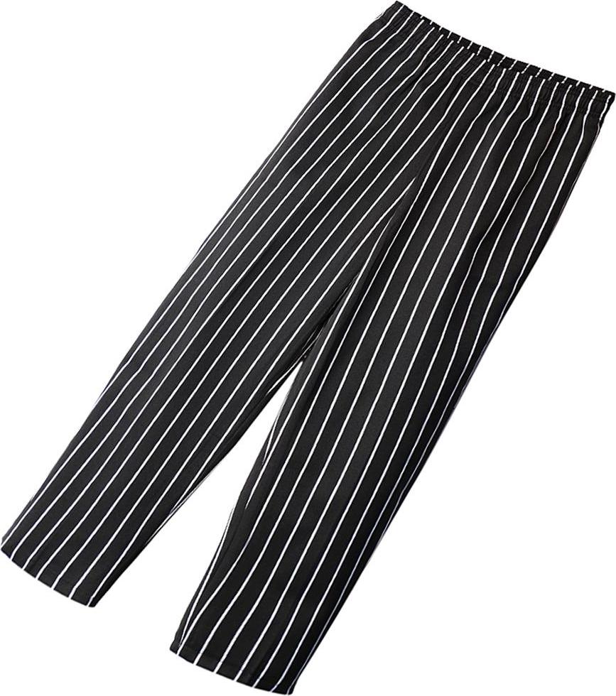 Chef Working Pants Restaurant Elastic Comfy Cook Work Trousers
