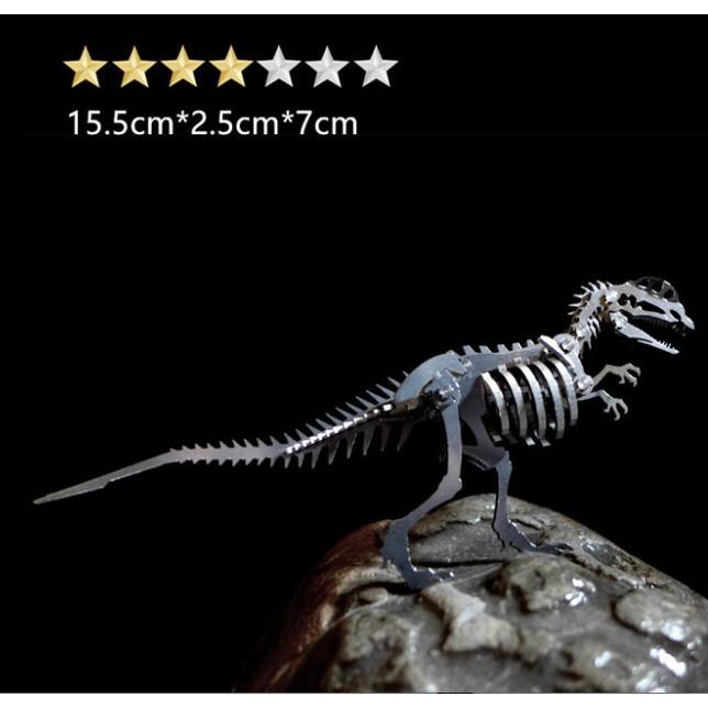 Mô Hình Lắp Ráp Kim Loại Dùng Vít mẫu khủng long