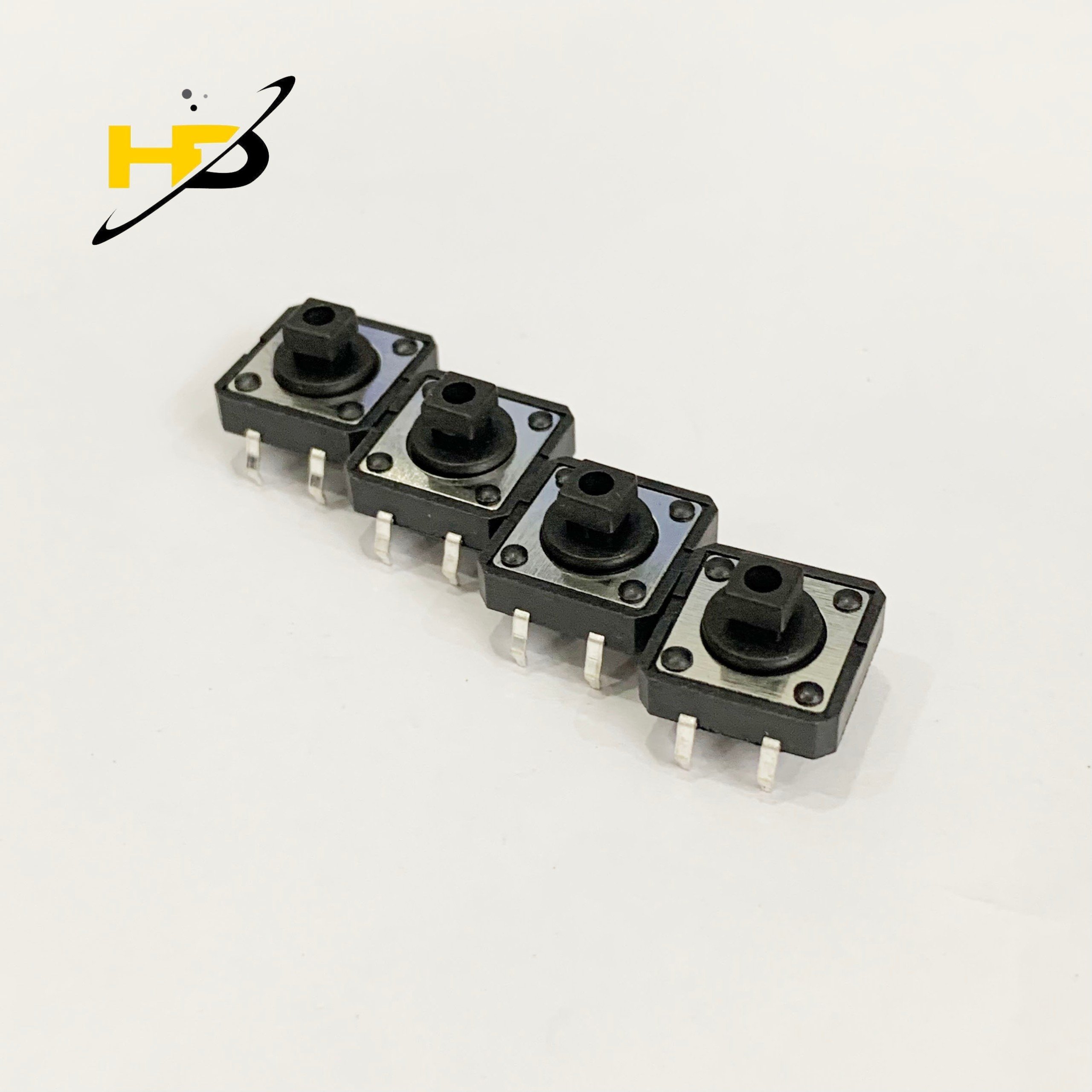 Combo 10 Chiếc Nút Nhấn 4 Chân Kích Thước 12x12x7.3mm , Nút Điều Khiển Màu Đen