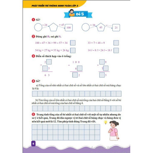 Sách - Phát Triển Trí Thông Minh Toán Lớp 2 - ndbooks