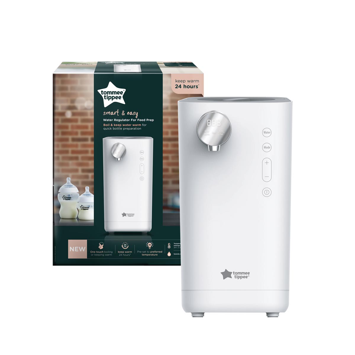 Máy đun nước pha sữa và giữ nhiệt thông minh Tommee Tippee – Smart &amp; Easy