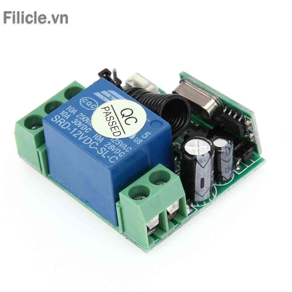 Bộ Thu Phát Tín Hiệu Đèn LED 12V 433MHZ