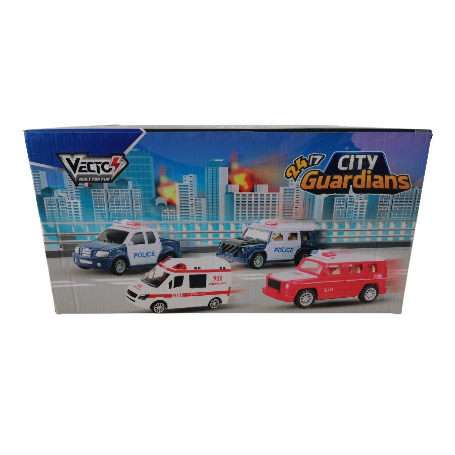 Đồ Chơi Bộ Xe Vệ Binh Thành Phố - Cứu Hỏa VECTO VT9937A