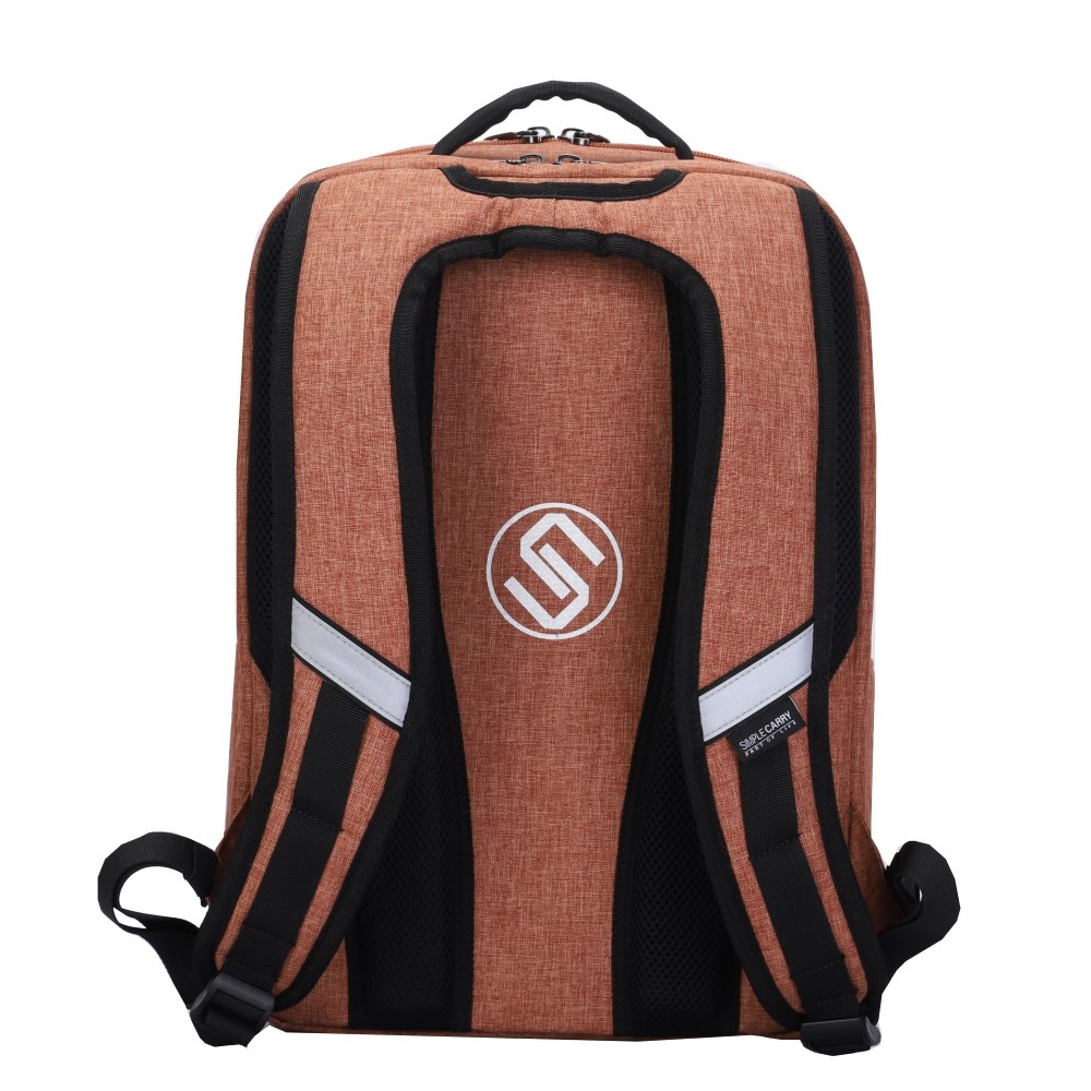 Balo laptop Simplecarry E-City 2 - Brown