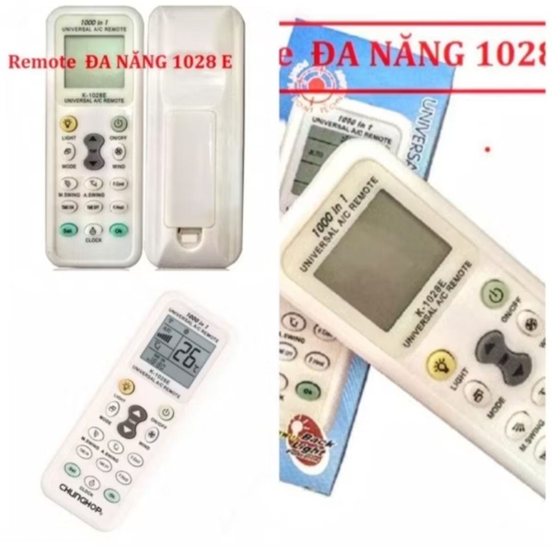 1 CÁI ĐIỀU KHIỂN TỪ XA THÔNG MINH ĐA CHỨC NĂNG CHO MÁY ĐIỀU HÒA MÁY LẠNH