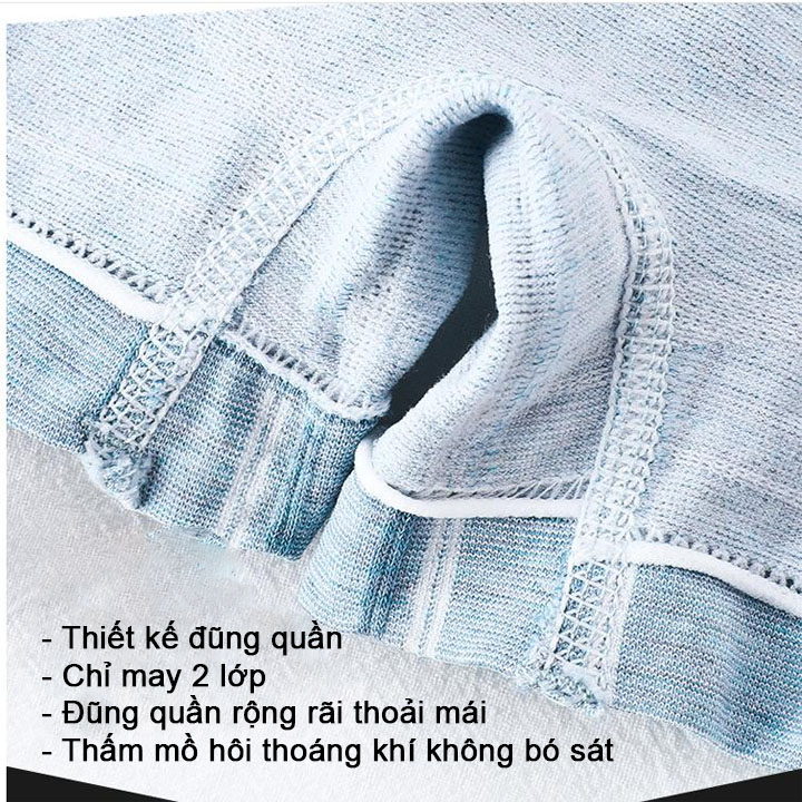 Combo 4 chiếc quần lót nam cotton co giãn thoáng khí