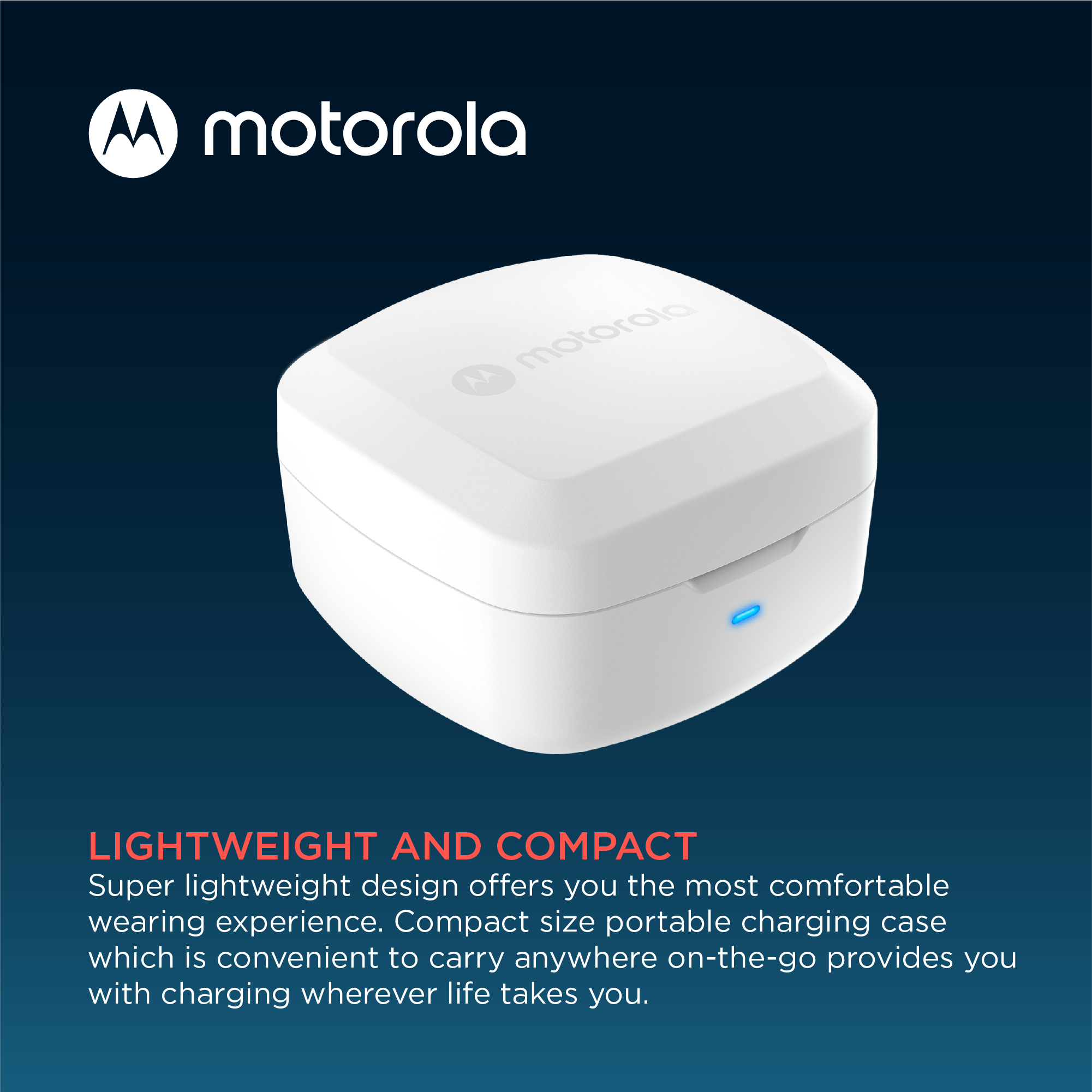 Tai Nghe Bluetooth Motorola MotoBuds 100 - Hàng Chính Hãng