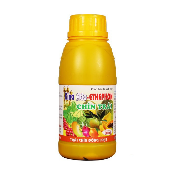 Bộ 2 chai Phân bón lá Ado Ethephon - RỤNG LÁ BẬT CHỒI HOA - CHÍN TRÁI ĐỒNG LOẠT chai 500ml