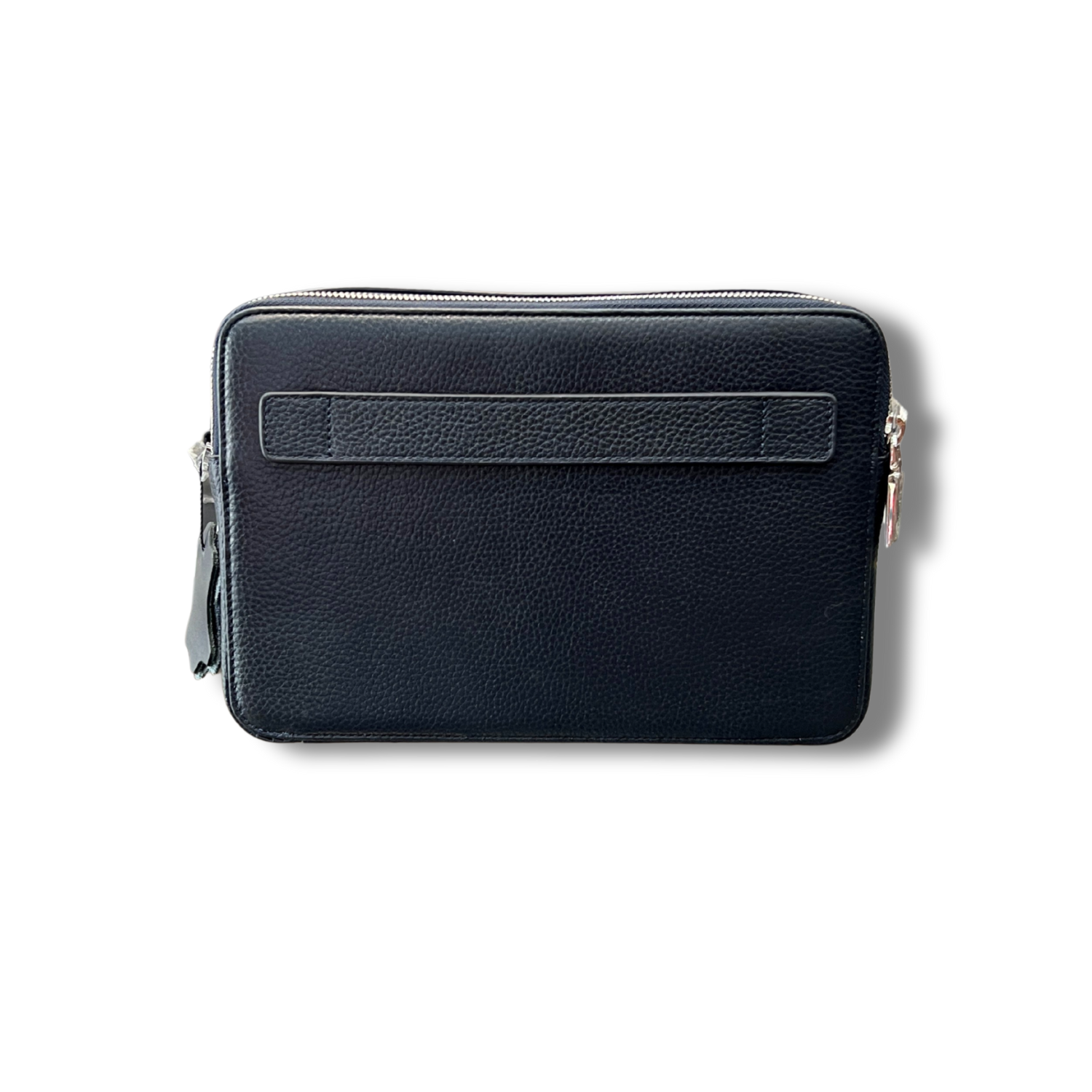 Túi Cầm Tay Nam Đeo Chéo Chính Hãng GENCE TC04 Da Bò Cao Cấp Màu Xanh Navy