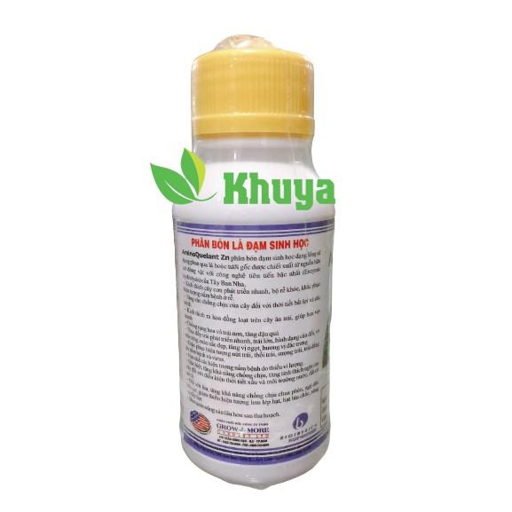 Phân bón Growmore AminoQuelant Zn 100ml Cung cấp Kẽm