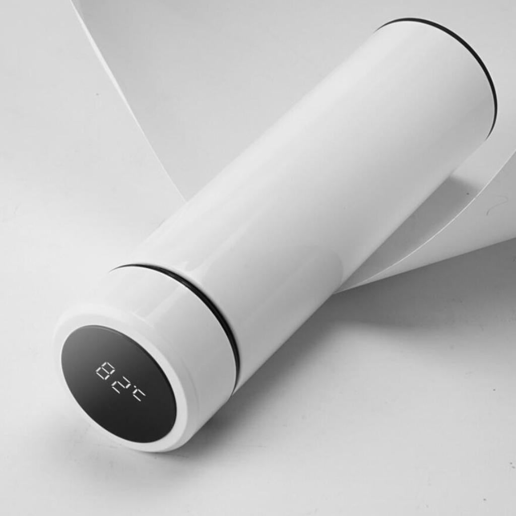 Bottle, 500ml Water Bottle Vacuum Flask 304 Stainless Steel, LED Touch Screen Temperature Gauge, Smart Mug Sealing Bottle