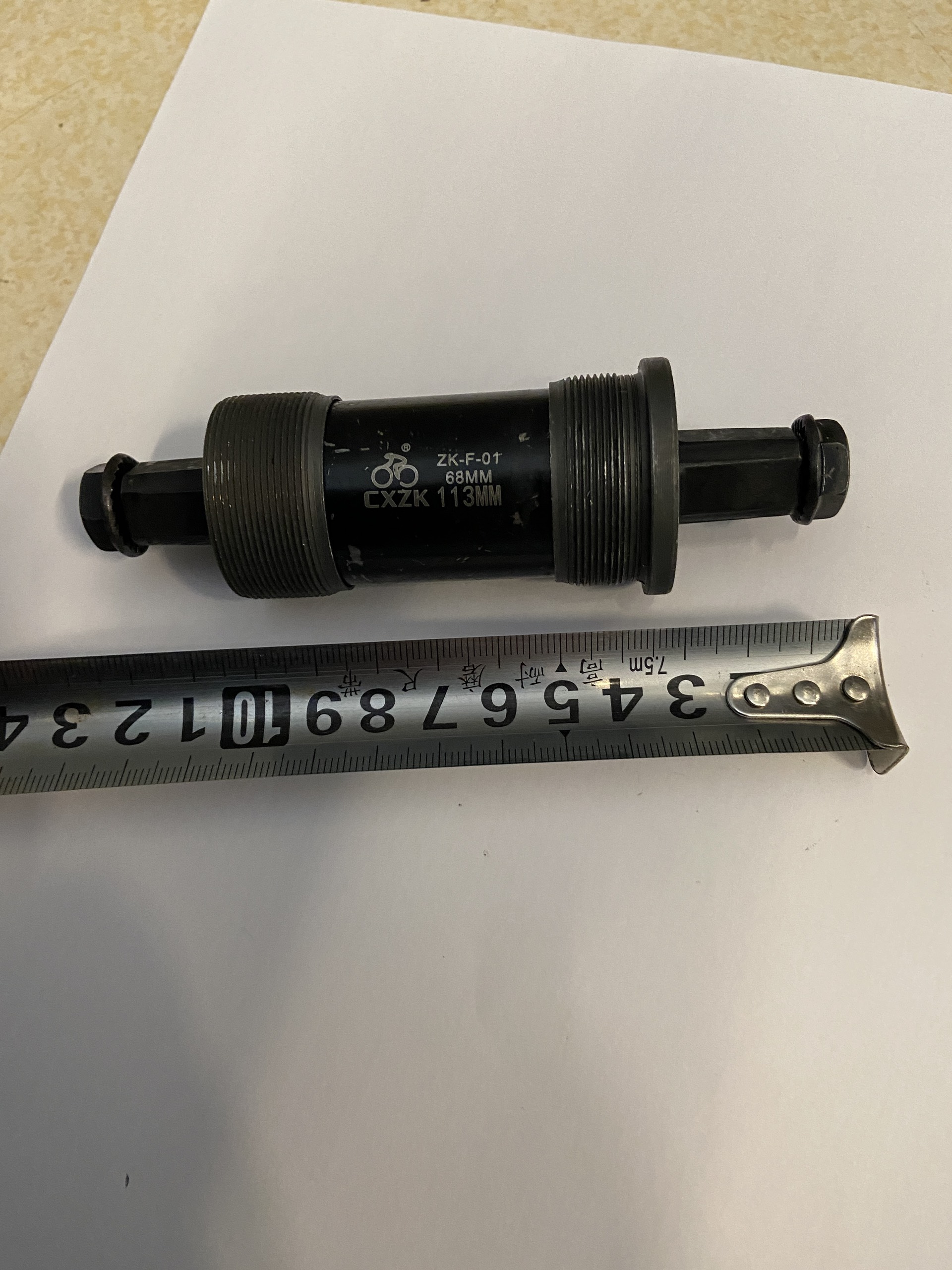 Trục giữa xe đạp Vòng Bi Bạc Đạn Cao Cấp kích cỡ 113mm 118mm 120mm 126mm 127mm