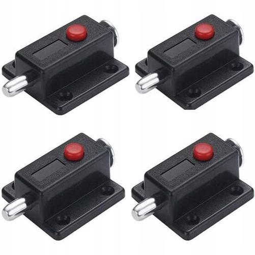 4 miếng mùa xuân cửa sổ tủ nút tự động chốt cửa tủ đồ nội thất ngăn kéo khóa cửa với nút mùa xuân