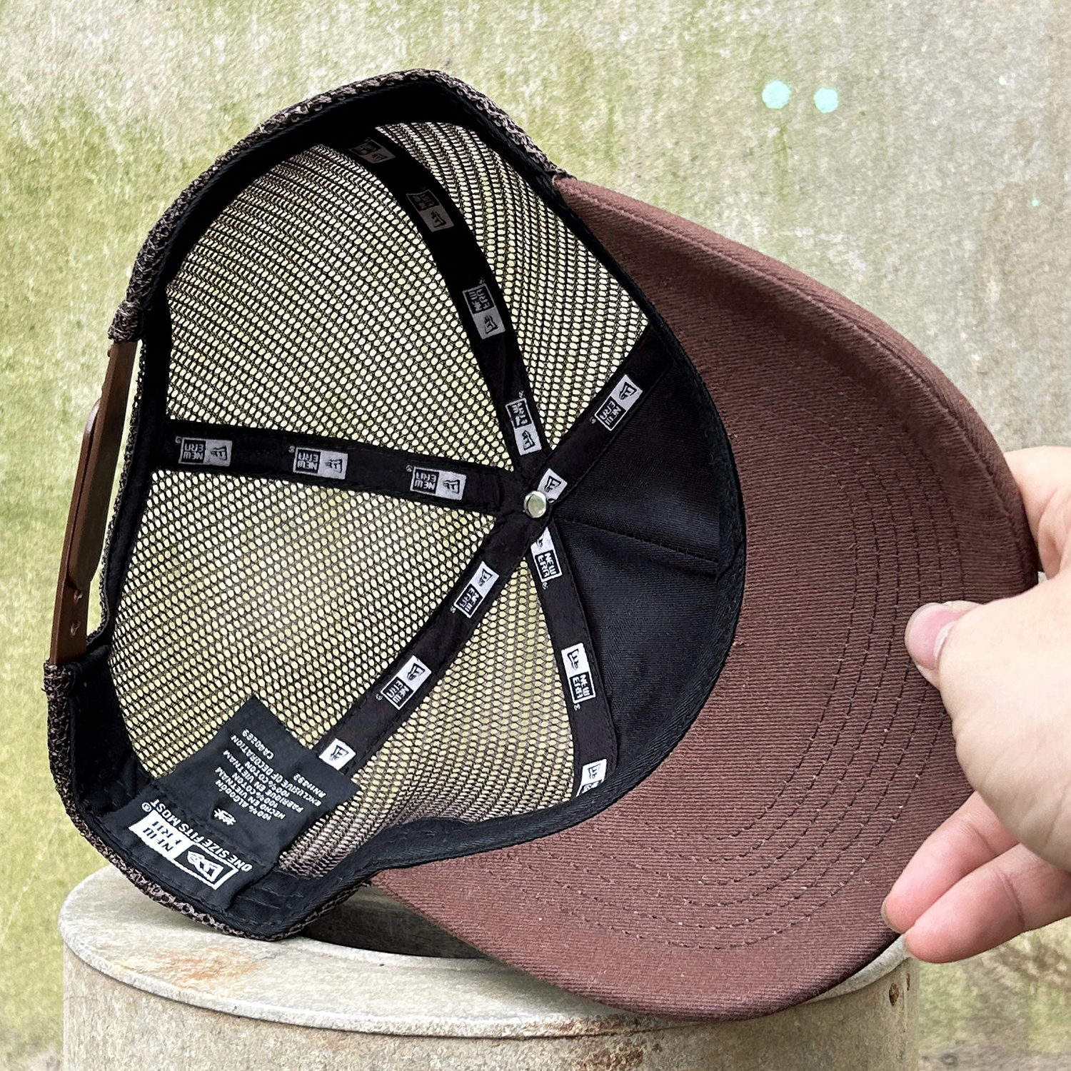 Mũ lưỡi trai, nón kết NY Yankees vải kaki phối lưới phong cách thời trang đường phố