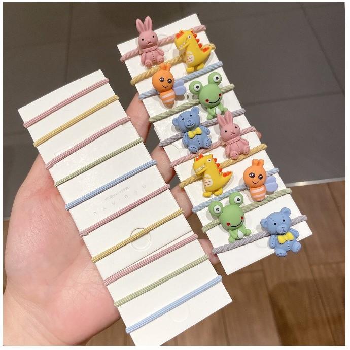 Set 10 Dây Buộc Tóc Nhiều Hình