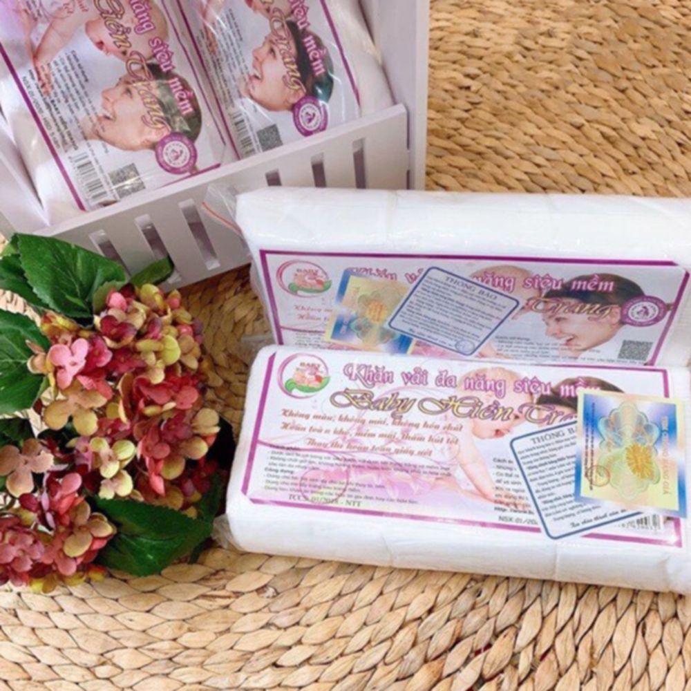 Khăn vải khô đa năng baby Hiền Trang - Khăn vải, giấy khô vệ sinh cho bé