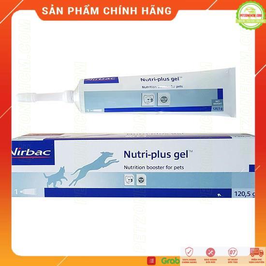 Gel dinh dưỡng Virbac Nutri plus Gel 120,5g ️FRESHIP️ bổ sung năng lượng,vitamin,đẹp da lông,chăm sóc sức khoẻ chó mèo