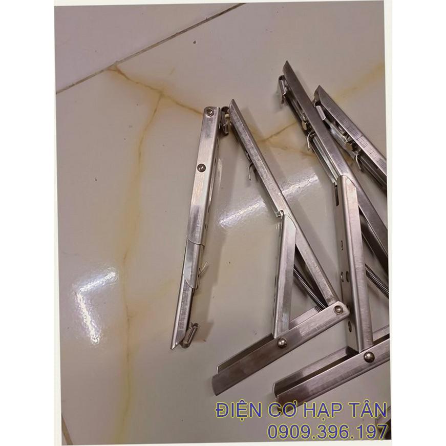 Bản lề gấp gọn INOX 20, 25, 30, 35cm tải trọng 60kg