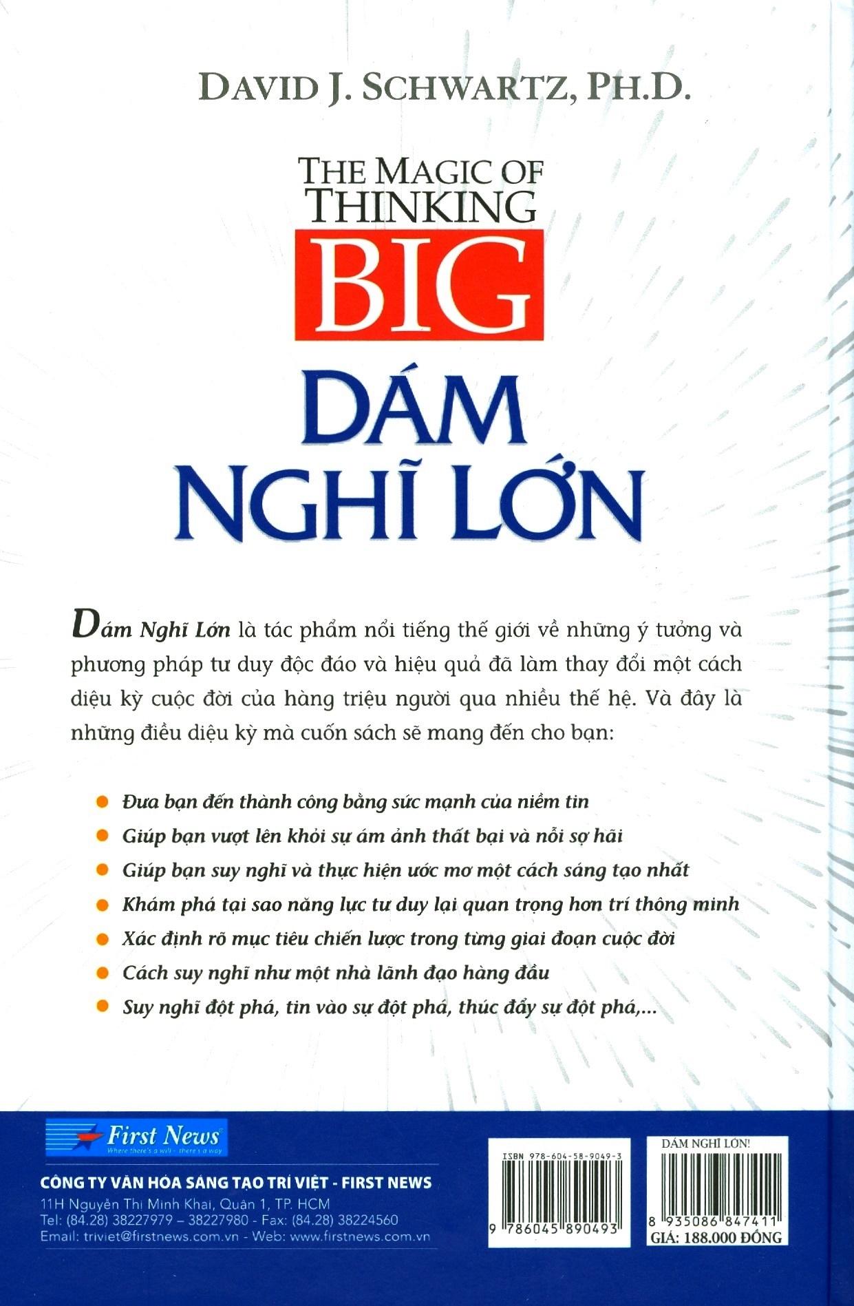 Sách Dám Nghĩ Lớn (Bìa Cứng)