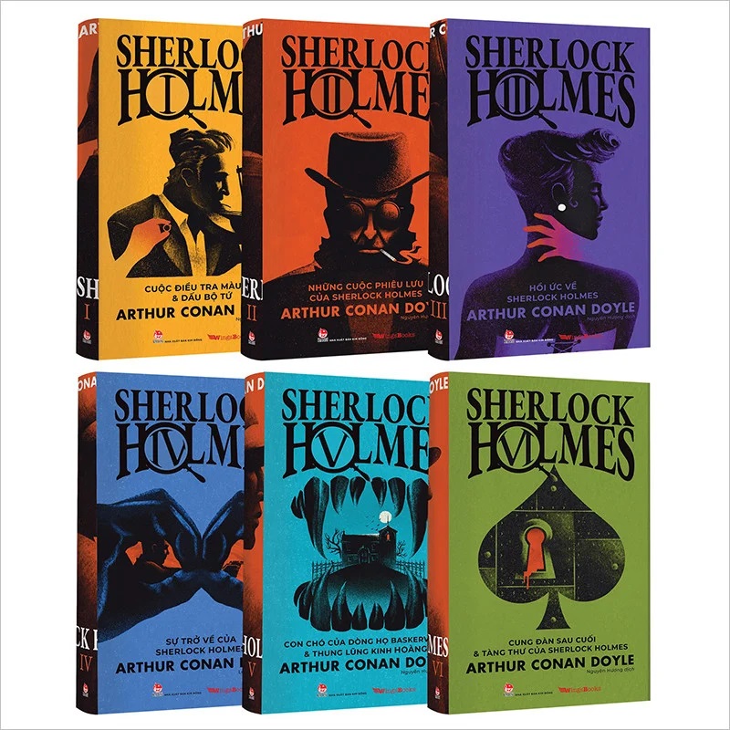 Sách - Sherlock Holmes (boxset trọn bộ 6 tập)