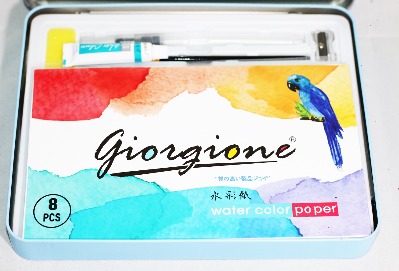 Bộ 36 Màu Nước Vẽ Cao Cấp Giorgione - Hộp Xanh