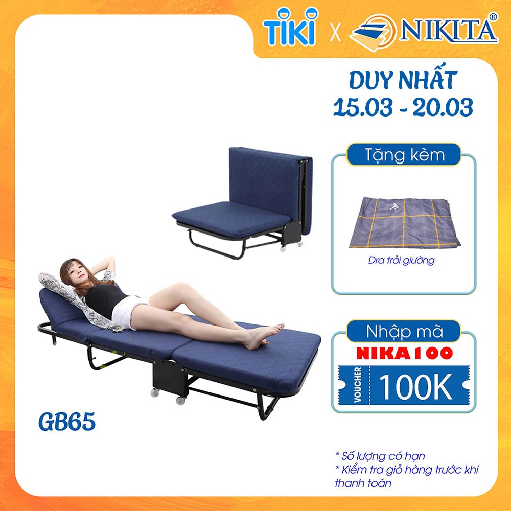 Giường gấp ba khúc Nikita GB65