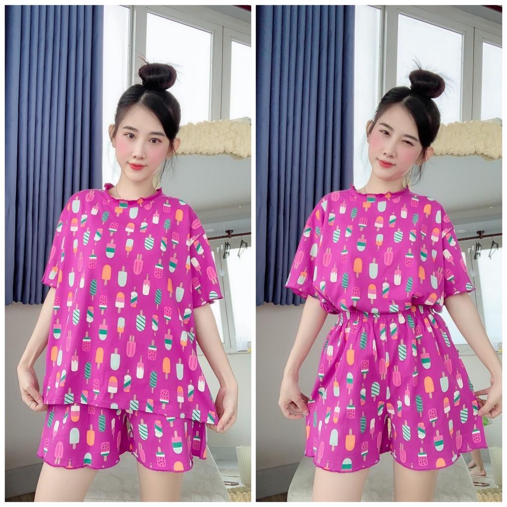 Đồ Bộ Mặc Nhà Ngộ Nghĩnh, đáng yêu, chất thun cotton co giãn