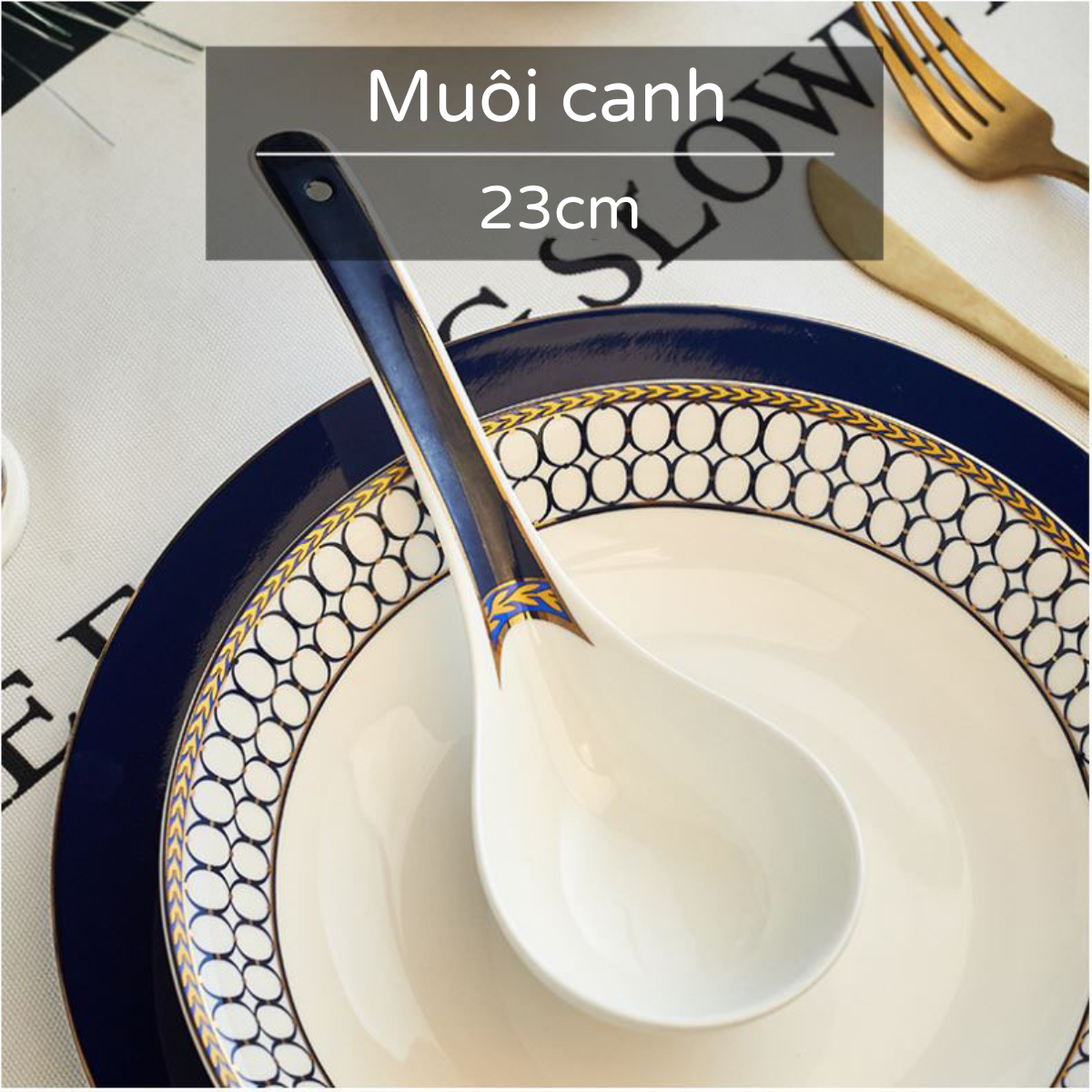 Bộ bát ăn cơm SỨ XƯƠNG Giang Tây cao cấp 60 chi tiết - Bộ chén ăn cơm sang trọng, tinh tế - Bát đĩa mỏng nhẹ nhưng cứng trong và cách nhiệt tốt. Mã GS23