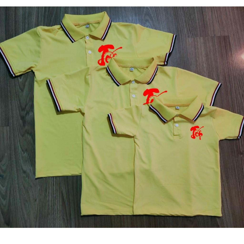 Áo thun gia đình có cổ