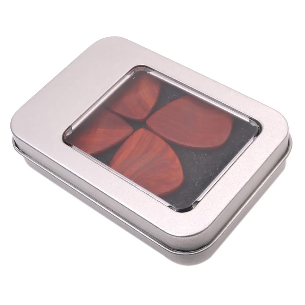 Solid Wood Guitar Pick Plectrum for Acoustic Electric Guitar Ukulele Bass