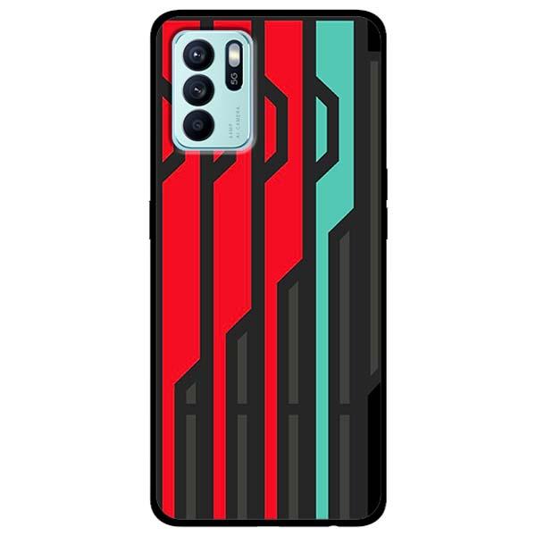Ốp lưng dành cho Oppo Reno 6 - Reno 6 5G - Reno 6Z 5G - Nạ Xanh Đỏ