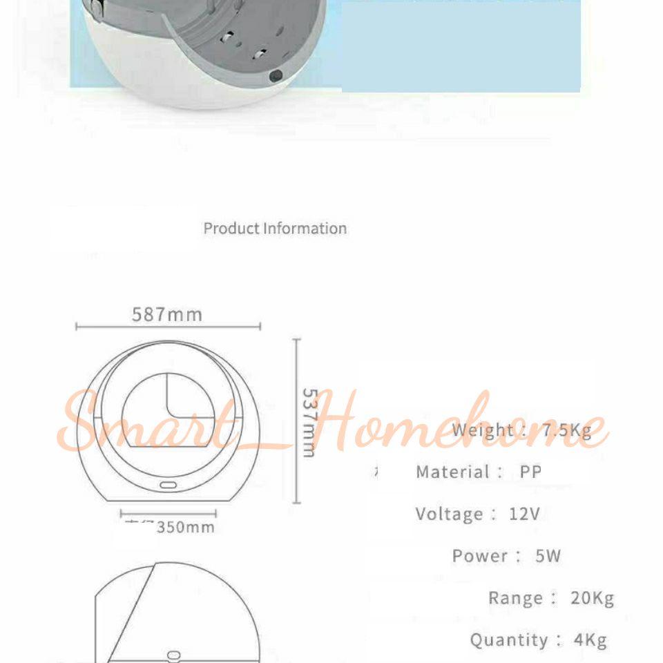 Nhà vệ sinh cho mèo hoàn toàn tự động, thông minh - khử mùi sạch sẽ