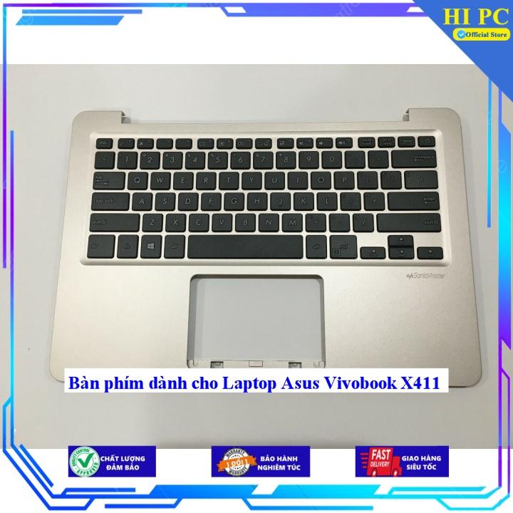 Bàn phím dành cho Laptop Asus Vivobook X411 - Phím Zin - Hàng Nhập Khẩu