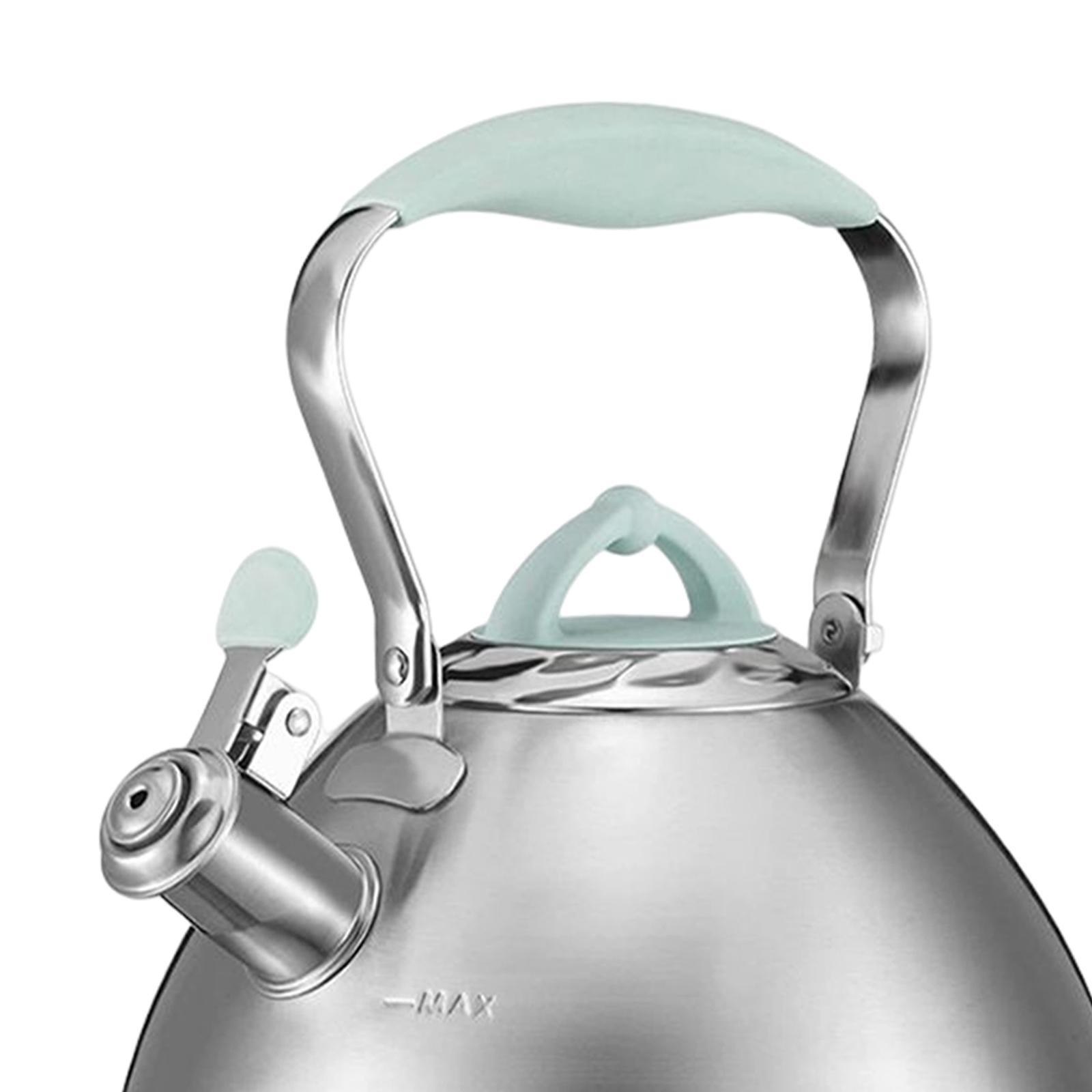 4.3L Tea Pot with Handle Whistle Tea Pot Stainless Steel for Cookers