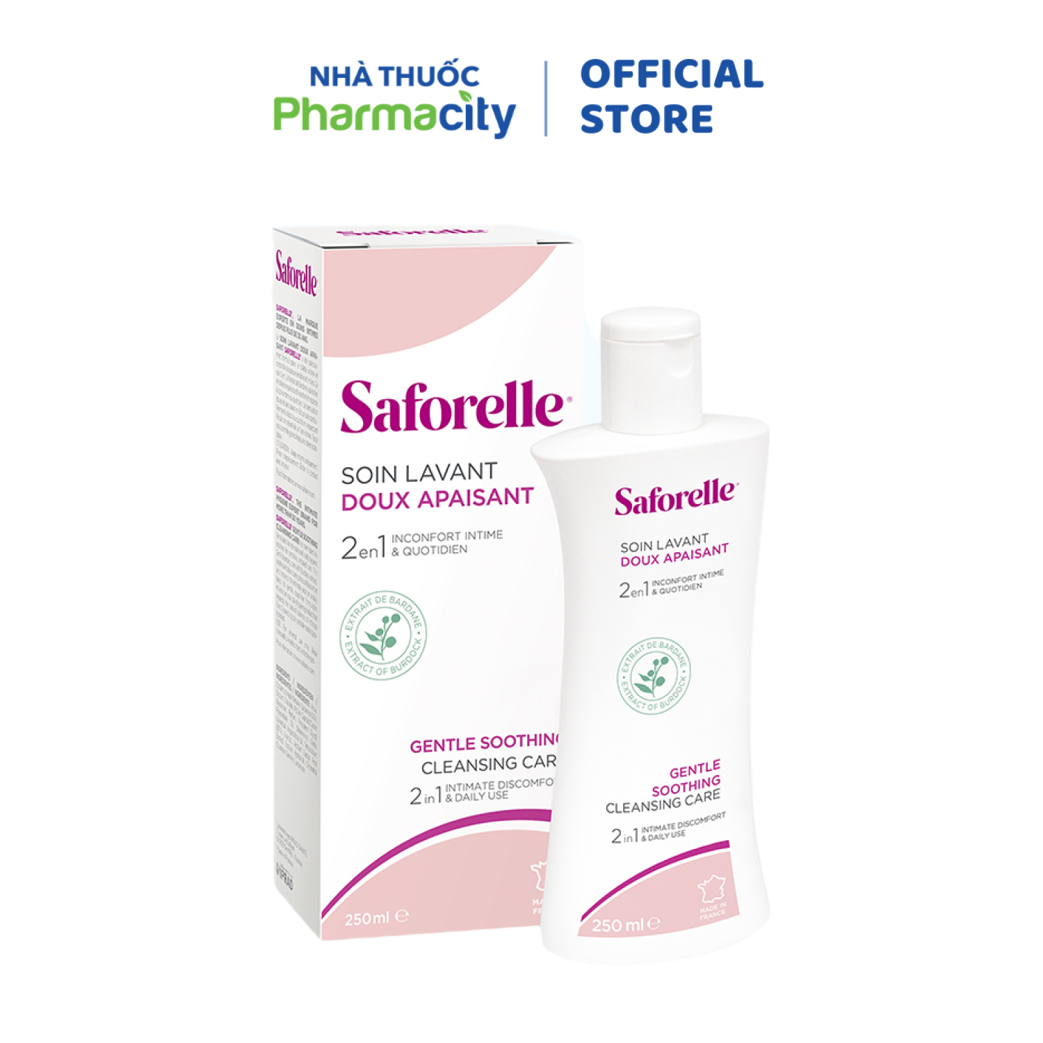 Gel Vệ Sinh Phụ Nữ SAFORELLE GENTLE CLEANSING CARE (Chai 250ml)