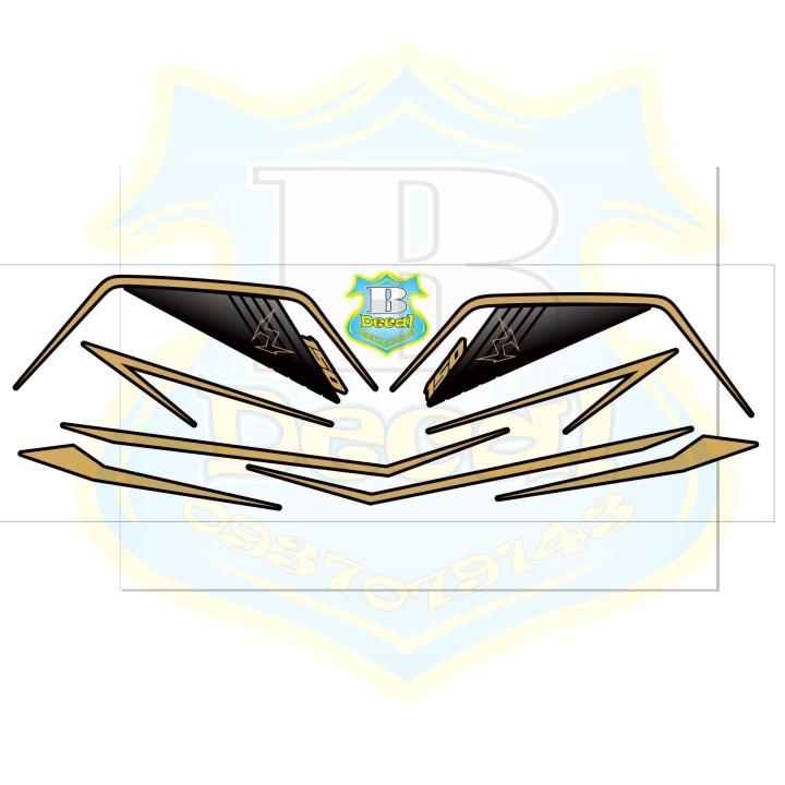 Tem rời dành cho winner đen vàng đồng