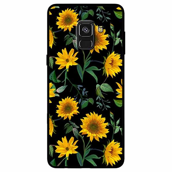 Ốp lưng dành cho Samsung A8 Plus mẫu Hoạ Tiết Hướng Dương