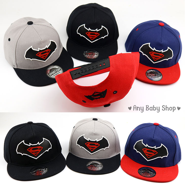 Mũ nón Hiphop Snapback cho bé trai và bé gái hình cánh dơi 4 màu siêu cool ngầu