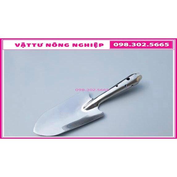 Bộ 2 dụng cụ làm vườn gồm XẺNG, CUỐC CÀO SỚI ĐẤT 2 trong 1 CÁN CAO SU dài 30cm tiện dụng