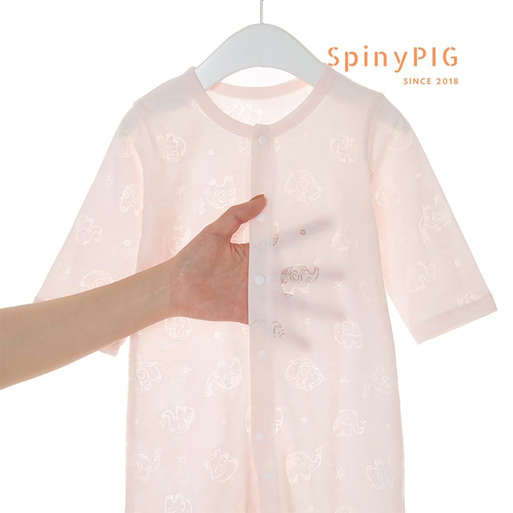 Bộ body cho bé sơ sinh 0-3 tuổi dài tay cho bé ngủ điều hòa cotton lỗ thoáng khí cho bé trai bé gái mùa hè thu