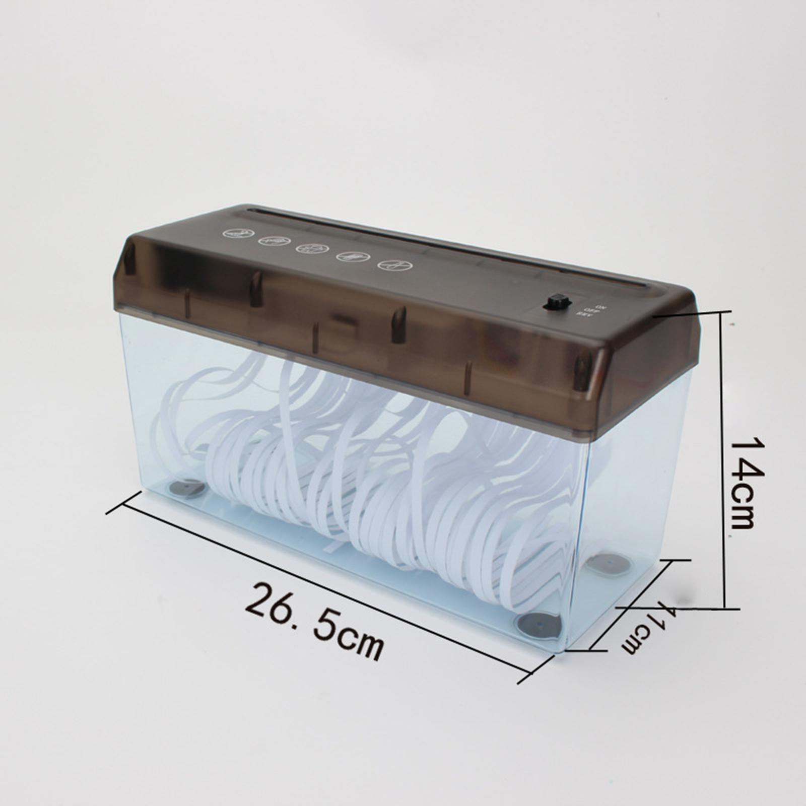 Portable Mini Paper Shredder Home Office for Letters Household Paper Cutter