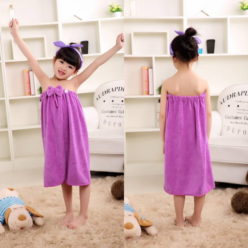 Khăn tắm lớn, phụ nữ giống như bông, hấp thụ nước, top ống mềm, váy tắm không rơi vào tóc cô gái dễ thương, áo choàng tắ