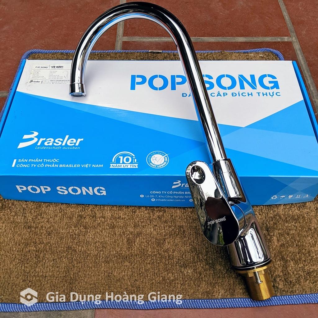 Vòi rửa bát nóng lạnh PopSong VR6001 - Bảo hành 3 năm