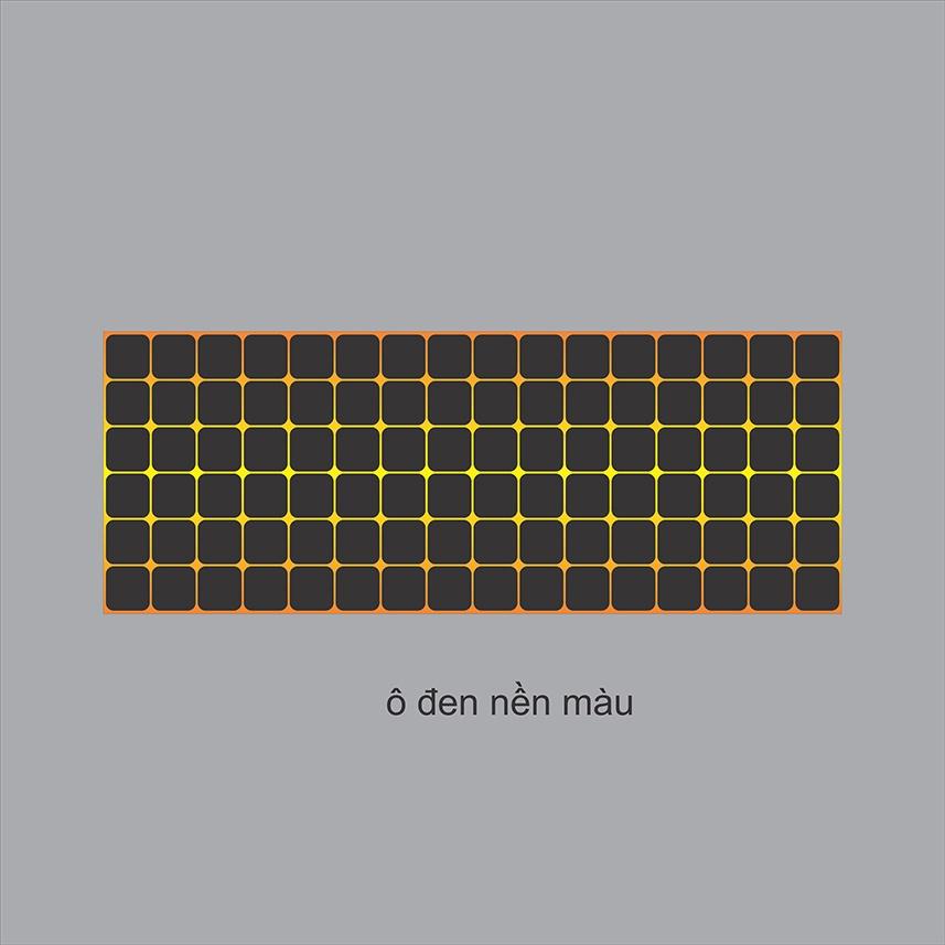 Tranh 3D trang trí đáy bể cá cảnh hình ô cờ