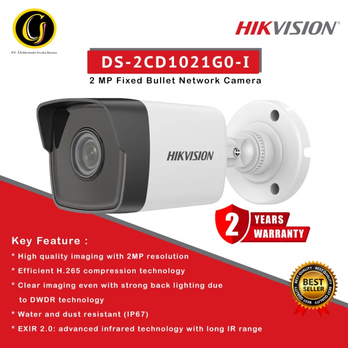 Camera ip 2mp Hikvision mã DS-2CD1023G0E-ID - Hàng Chính Hãng