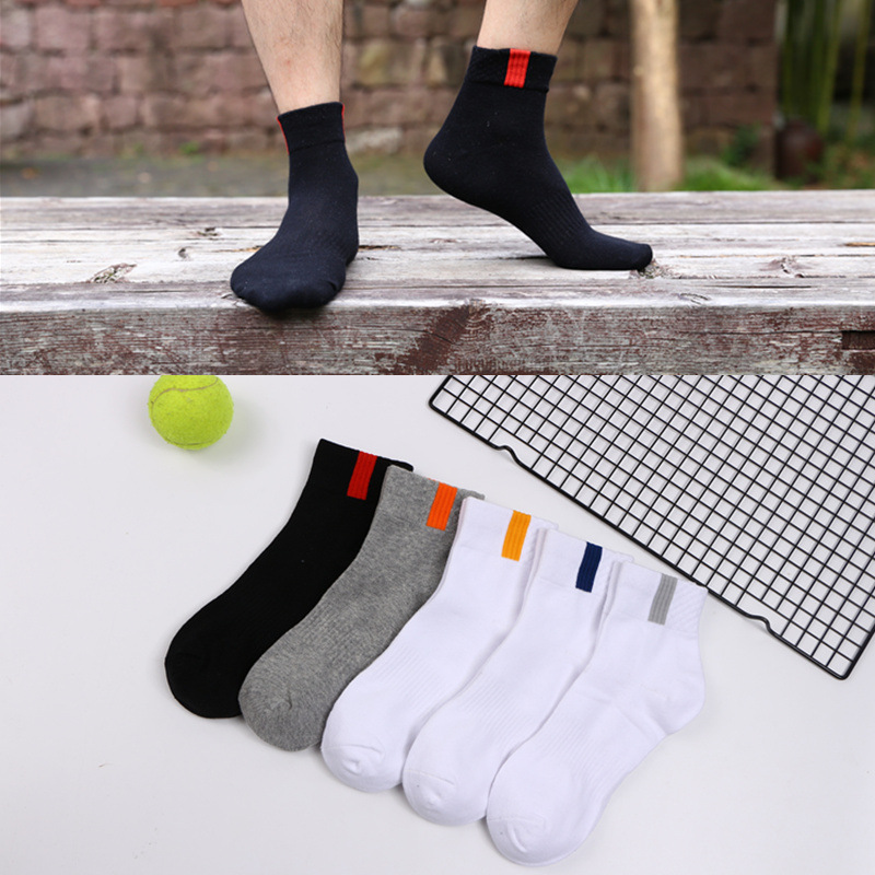 Set 5 Đôi Tất Vớ Cho Nam Cổ trung thể thao